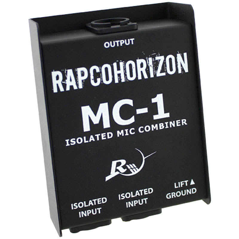 Rapco Horizon MC-1 Signal Combiner (2 Lo-Z Outputs Combine To 1 Lo-Z Input)