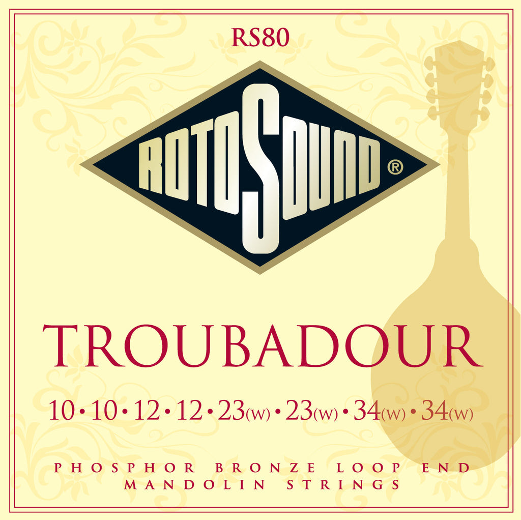 Rotosound RS80 Light 10-34 Phosphor Bronze Mandolin Strings