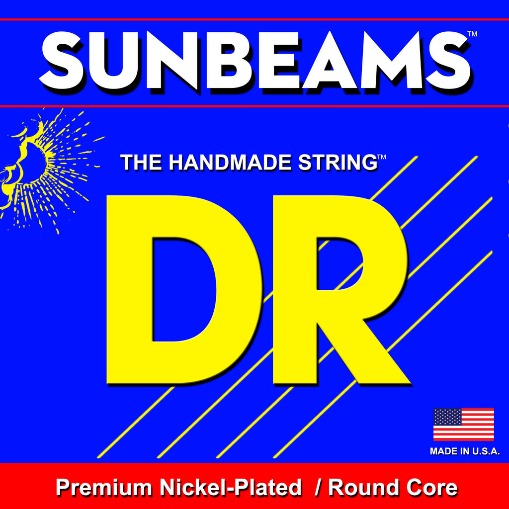 DR Strings NMR-45 Sunbeams Nickel Plated Round Core Medium 45-105 Bass Strings