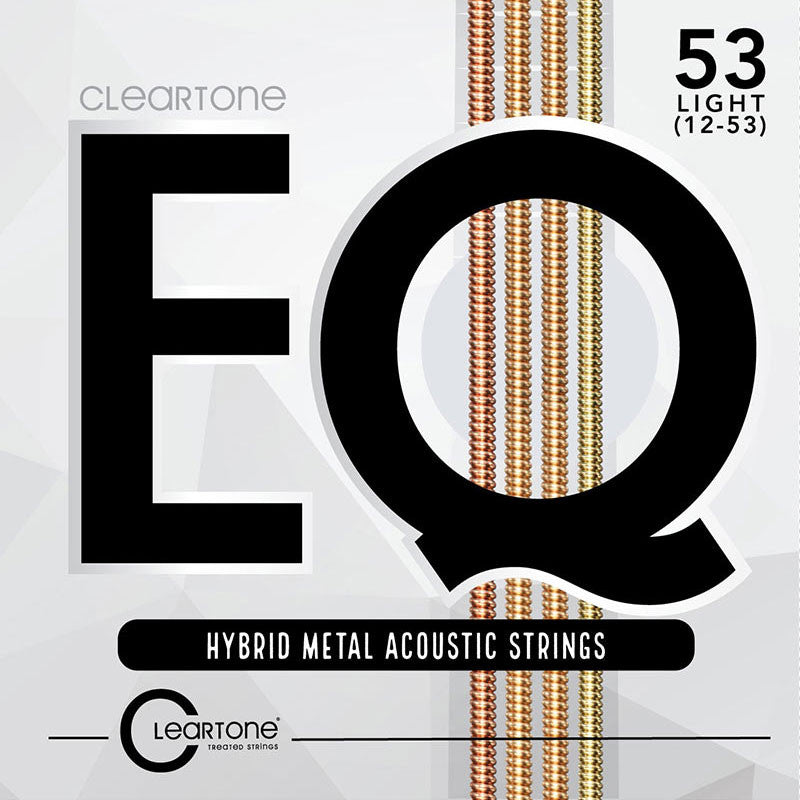 Cleartone 7812 EQ Acoustic Hybrid Metal Light (12-53) Guitar Strings