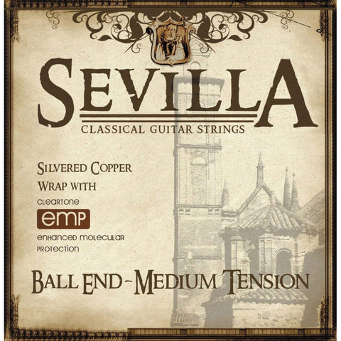 Cleartone Sevilla 8442 Classical Strings Ball End Medium Tension
