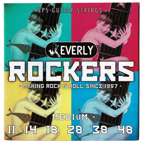 Everly 9011 Rockers Medium 11-48 NPS Electric Guitar Strings