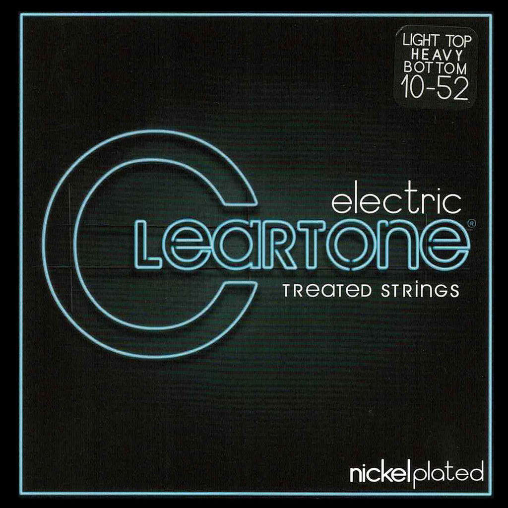 Cleartone 9420 Nickel Plated Electric Strings Light Top Heavy Bottom, 10-52