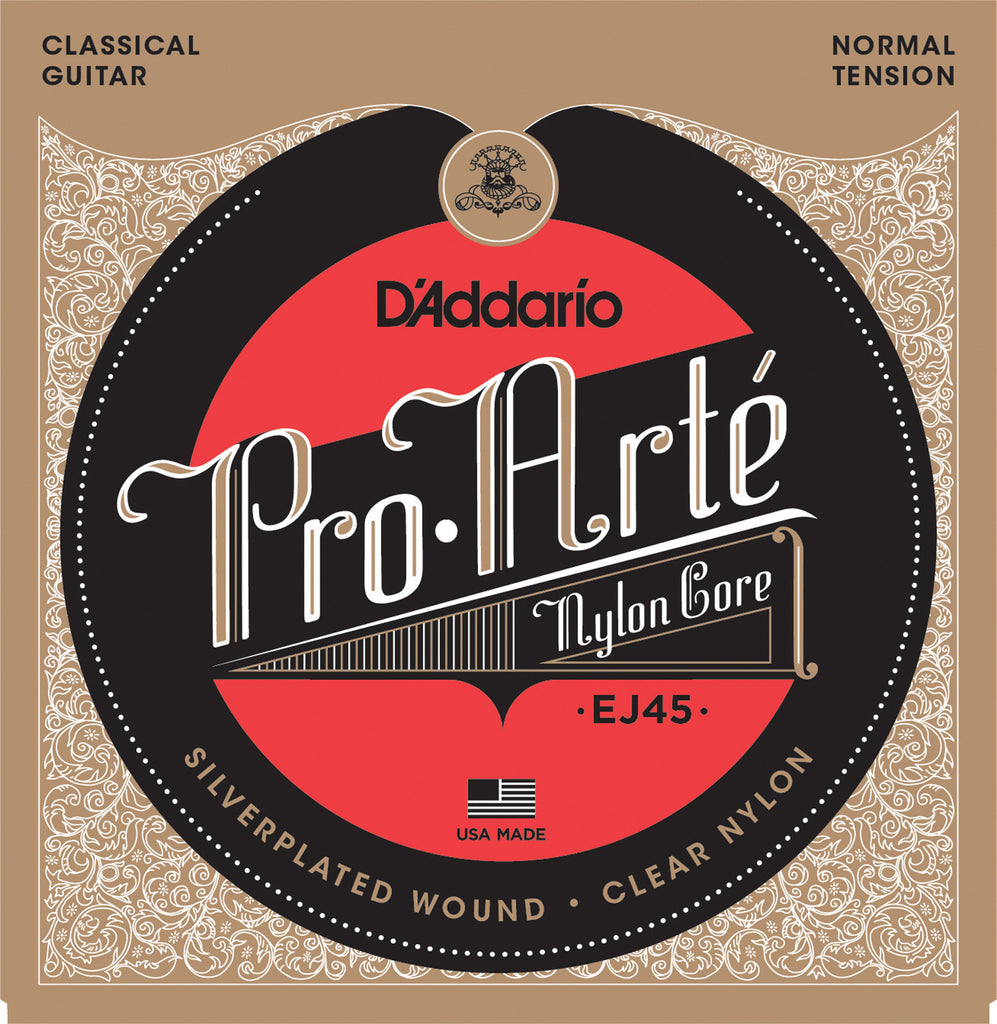 D'Addario EJ45 Pro Arte Nylon, Normal Tension, 28-43, Classical Guitar Strings