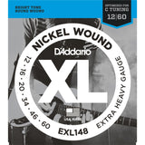 D'Addario EXL148 Nickel Wound, Extra Heavy, 12-60