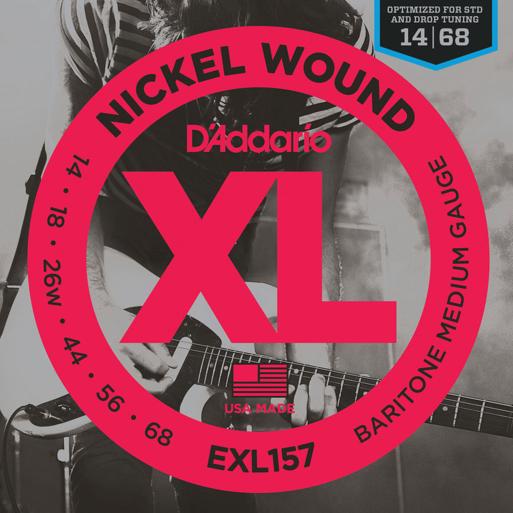 D'Addario EXL157 Nickel Wound, Baritone Medium, 14-68