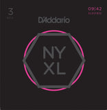 D'Addario NYXL 9-42 3-Pack Nickel Wound Super Light