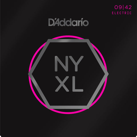 D'Addario NYXL 9-42 Nickel Wound Super Light Gauge Strings