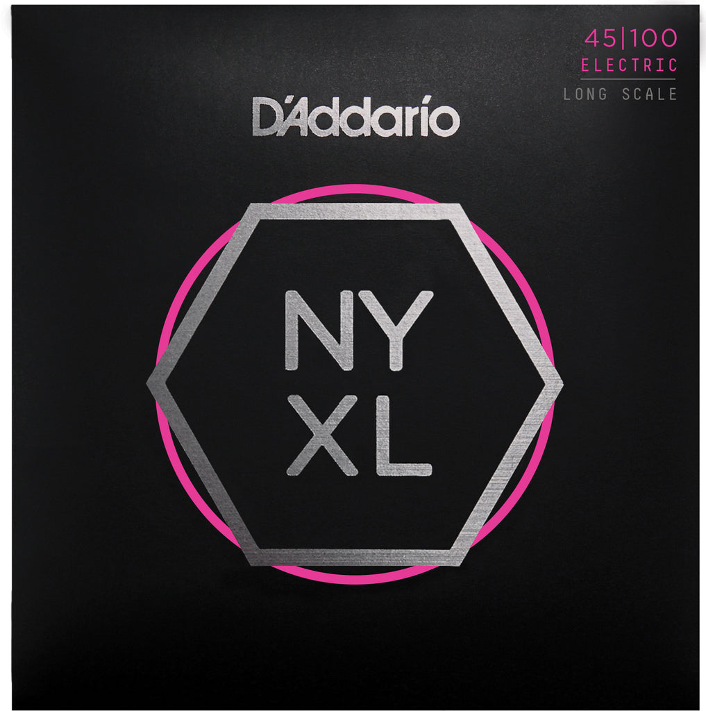 D'Addario NYXL45100 Long Scale Regular Light 45-100 Bass Strings
