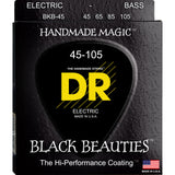 DR BKB-45 Black Beauties Medium 45-105 Bass Guitar Strings