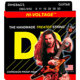 3 Sets DR Strings DBG-9/50 Dimebag Darrell Signature, 9-50, Electric Guitar Strings