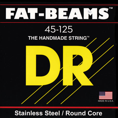 DR Strings FB5-45 5-String Fat Beam Medium 45-125 Bass Guitar Strings