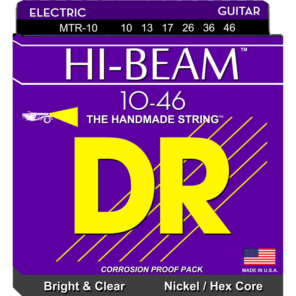 DR MTR-10 Hi-Beam Medium 10-46 Electric Guitar Strings