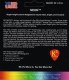 3 Sets DR Strings NMCE-9/46 Neon Hi-Def Multicolor Light Heavy 9-46 Electric Strings
