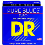3 Sets DR Strings PHR-11 Pure Blues Heavy 11-50 Electric Guitar Strings