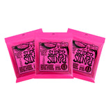 3 Sets Ernie Ball 2223 Super Slinky 9-42 Nickel Wound Electric Guitar Strings