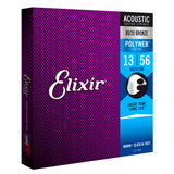Elixir 11100 Polyweb Medium 13-56 80/20 Bronze Acoustic Guitar Strings