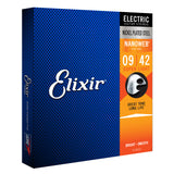 3 Sets Elixir 12002 Nanoweb Super Light 9-42 Electric Guitar Strings