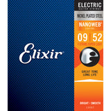 Elixir 12007 7-String NANOWEB Super Light 9-52 Electric Guitar Strings