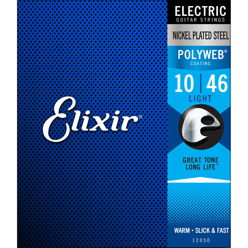 Elixir 12050 Polyweb Light 10-46 Electric Guitar Strings