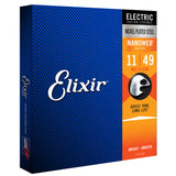 3 Sets Elixir 12102 Nanoweb Medium 11-49 Electric Guitar Strings