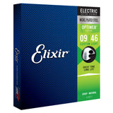 3 Sets Elixir 19027 Optiweb Custom Light 9-46 Electric Strings