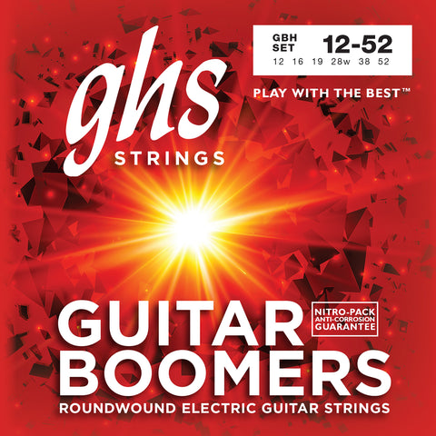 GHS GBH Boomers Heavy 12-52 Nickel-Plated Roundwound Electric Guitar Strings