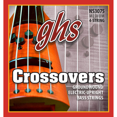 GHS NS3075 Crossovers Medium Groundwound Electric Upright Bass Strings