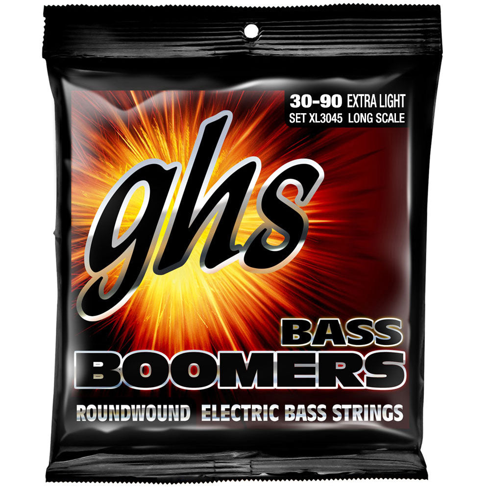 GHS XL3045 Extra Light 30-00 Bass Boomers (37.25" winding)