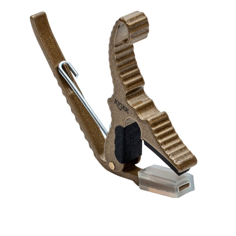 Kyser KG3G Golden Finish Short Cut Partial Guitar Capo