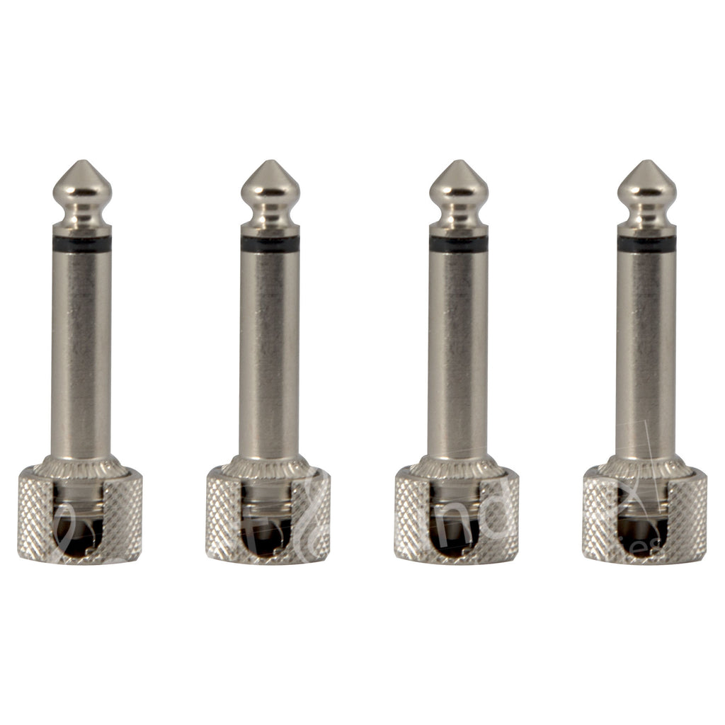 4 Lava Cable Solder-Free Right Angle Nickel Plugs For Mini ELC Cable (LCRPLG-4)