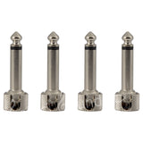4 Lava Cable Solder-Free Right Angle Nickel Plugs For Mini ELC Cable (LCRPLG-4)