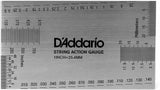 D'Addario String Height Guide (PW-SHG-01)